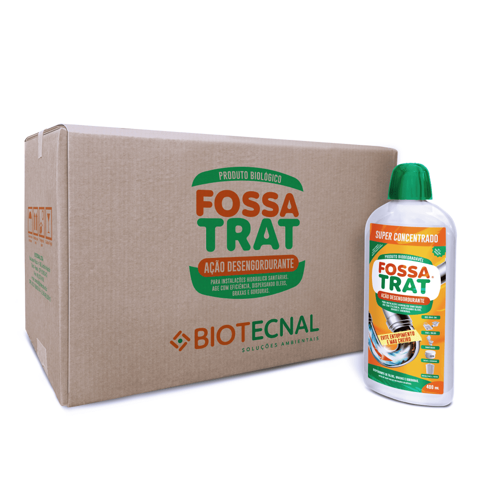 FOSSA TRAT- AÇÃO DESENGORDURANTE-CX C/24 UN 400 ML