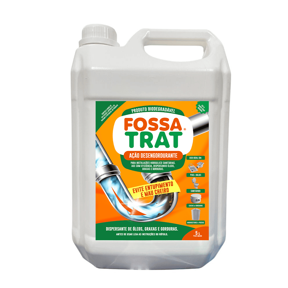 FOSSA TRAT- AÇÃO DESENGORDURANTE - 5 LITROS