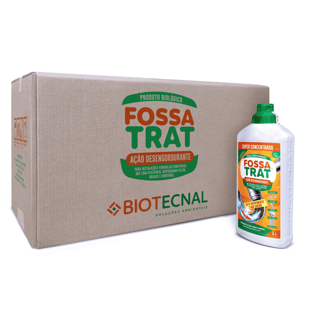 FOSSA TRAT- AÇÃO DESENGORDURANTE -CX C/ 24 UN 1 LT