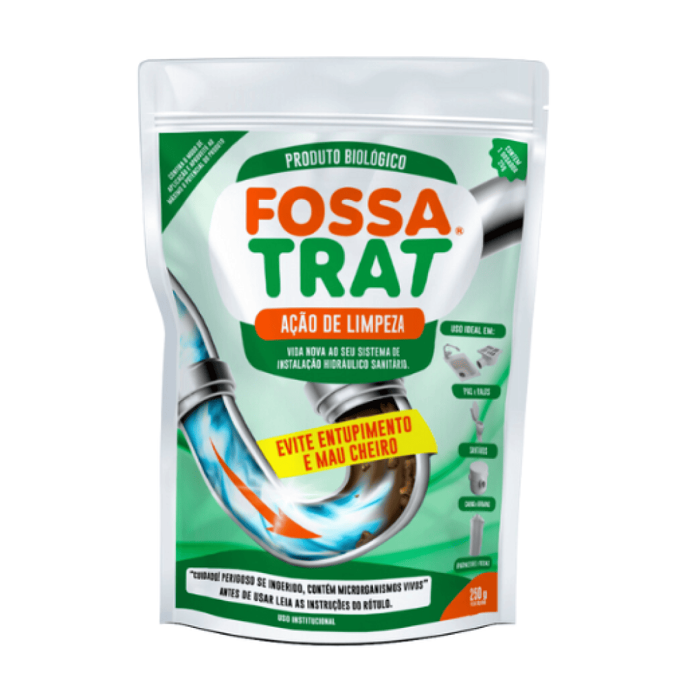 FOSSA TRAT - AÇÃO DE LIMPEZA - PACOTE 250 G