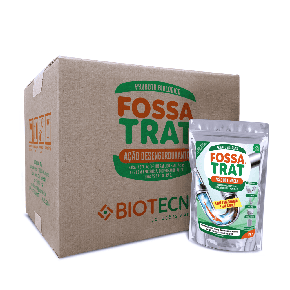 FOSSA TRAT-AÇÃO DE LIMPEZA-PACOTE 250 G-CX.40 UN